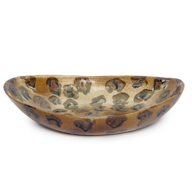 Saladeira oval - Leopardo