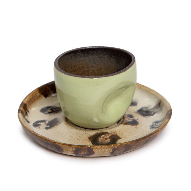 Xícara de café contemporânea - Leopardo