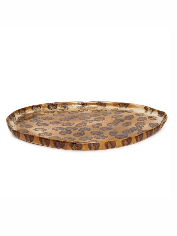 Bandeja Oval G - Leopardo