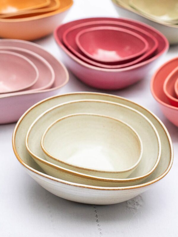 Set bowl menor (3 peças) - Off white